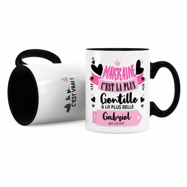 Cadeau marraine | Idée cadeau mug marraine la plus gentille