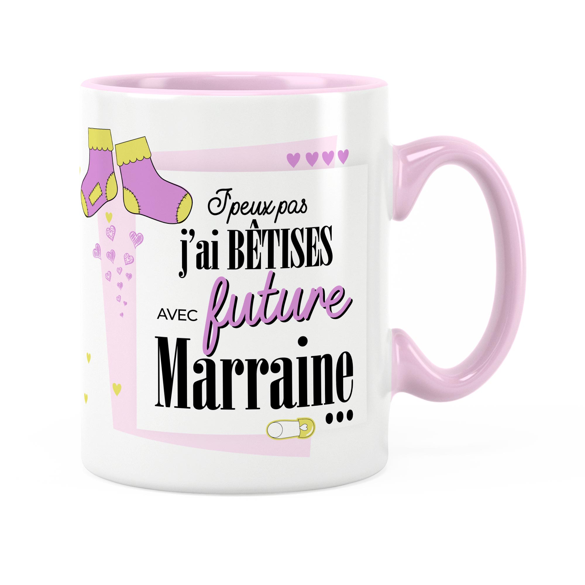 Annonce marraine  Idée cadeau mug annonce future marraine