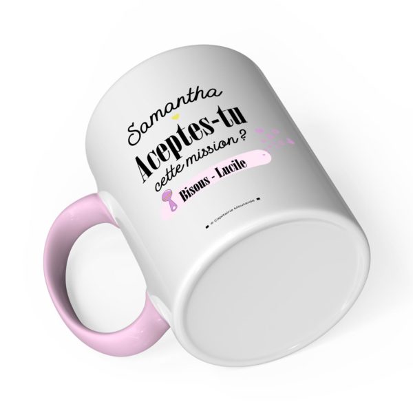 Cadeau marraine | Idée cadeau mug prénom future marraine