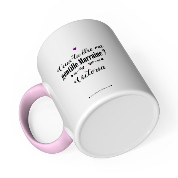 Cadeau marraine.Mug personnalisé prénom marraine qui déchire -Joli Mug