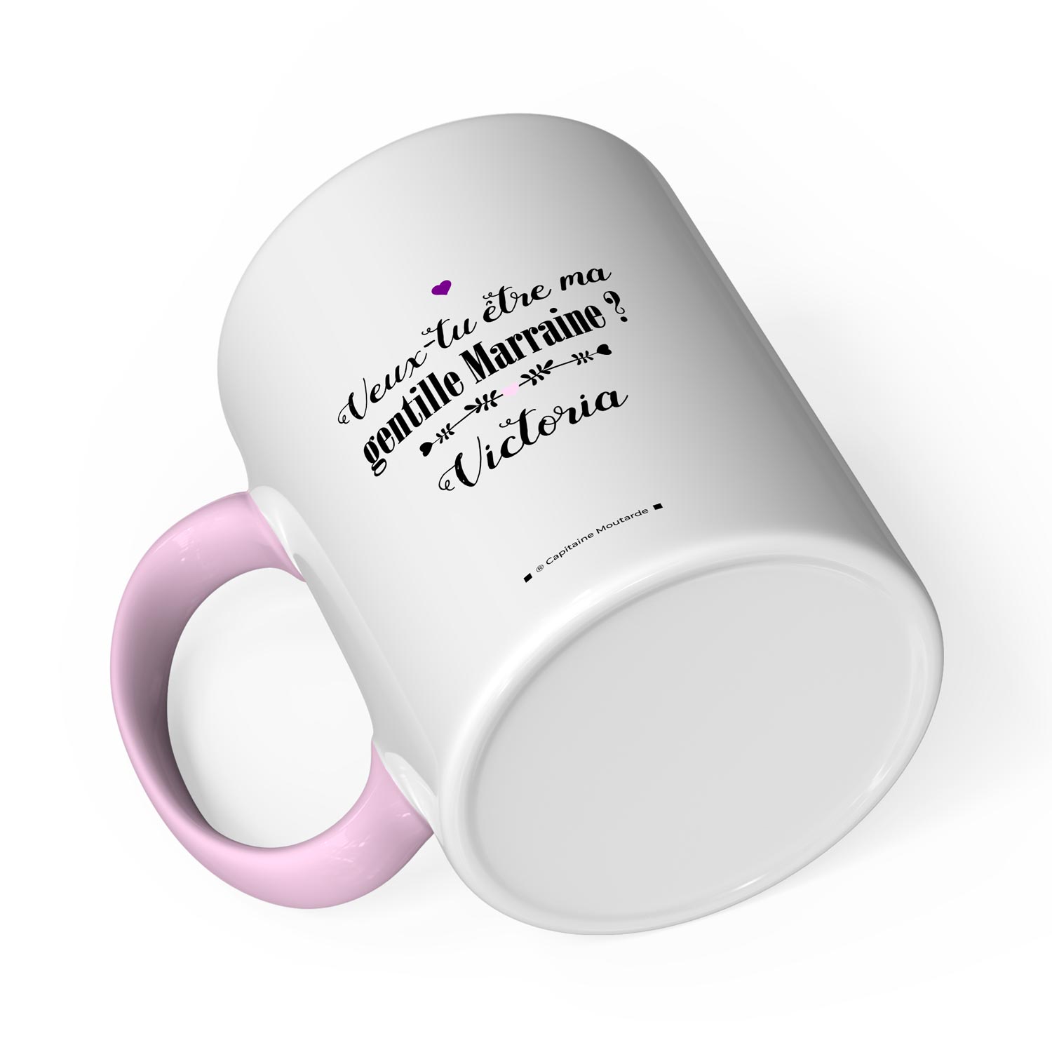 MUG DEMANDE VEUX-TU ÊTRE MA MARRAINE ?