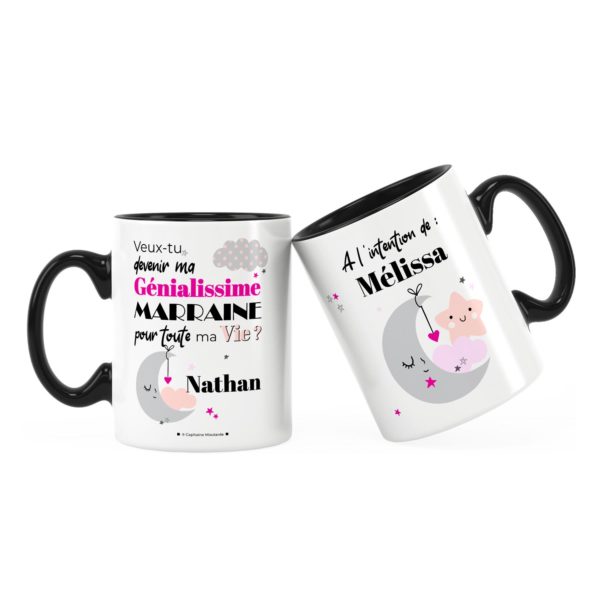 Cadeau marraine | Idée cadeau de mug génialissime marraine