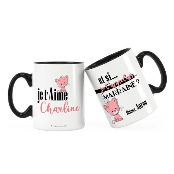 Cadeau marraine | Idée cadeau mug et si je t'appelais marraine