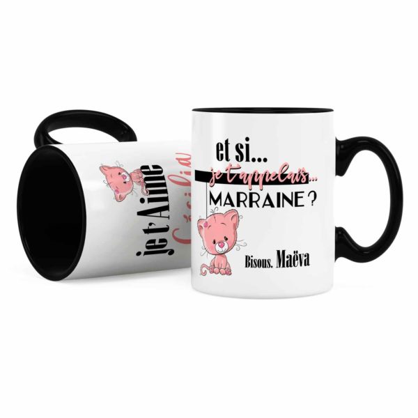 mug personnalisé marraine