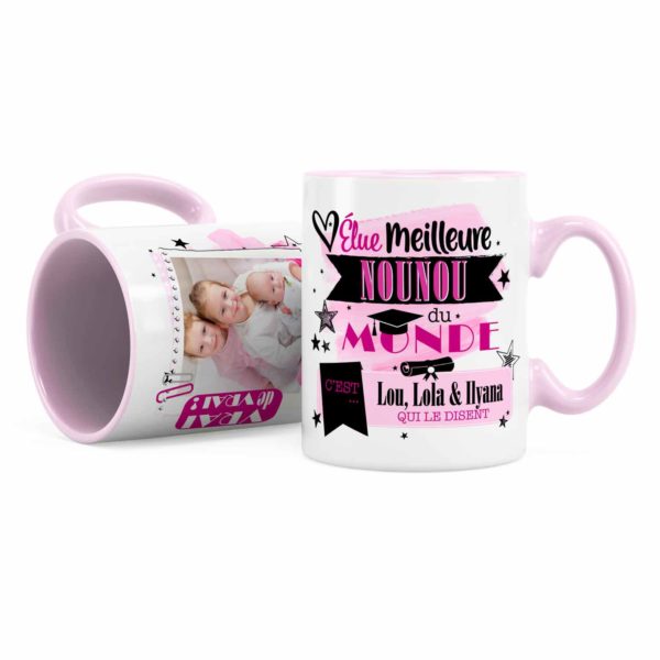 Cadeau nounou | Idée cadeau mug meilleure nounou du monde