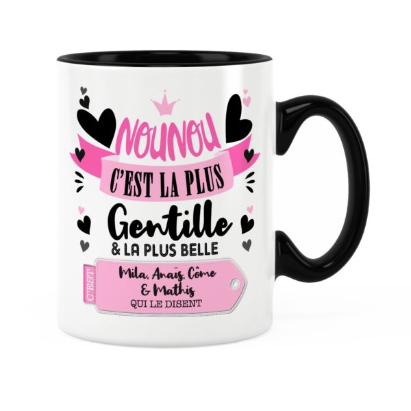 Cadeau nounou | Idée cadeau mug nounou la plus gentille