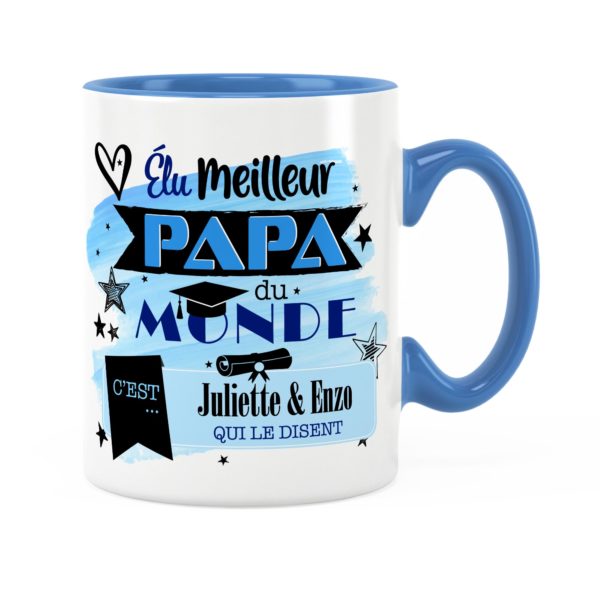 Cadeau papa | Idée cadeau de mug prénom meilleur papa