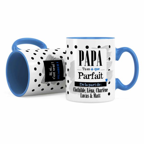 Cadeau papy | Idée cadeau mug avec prénom papy parfait