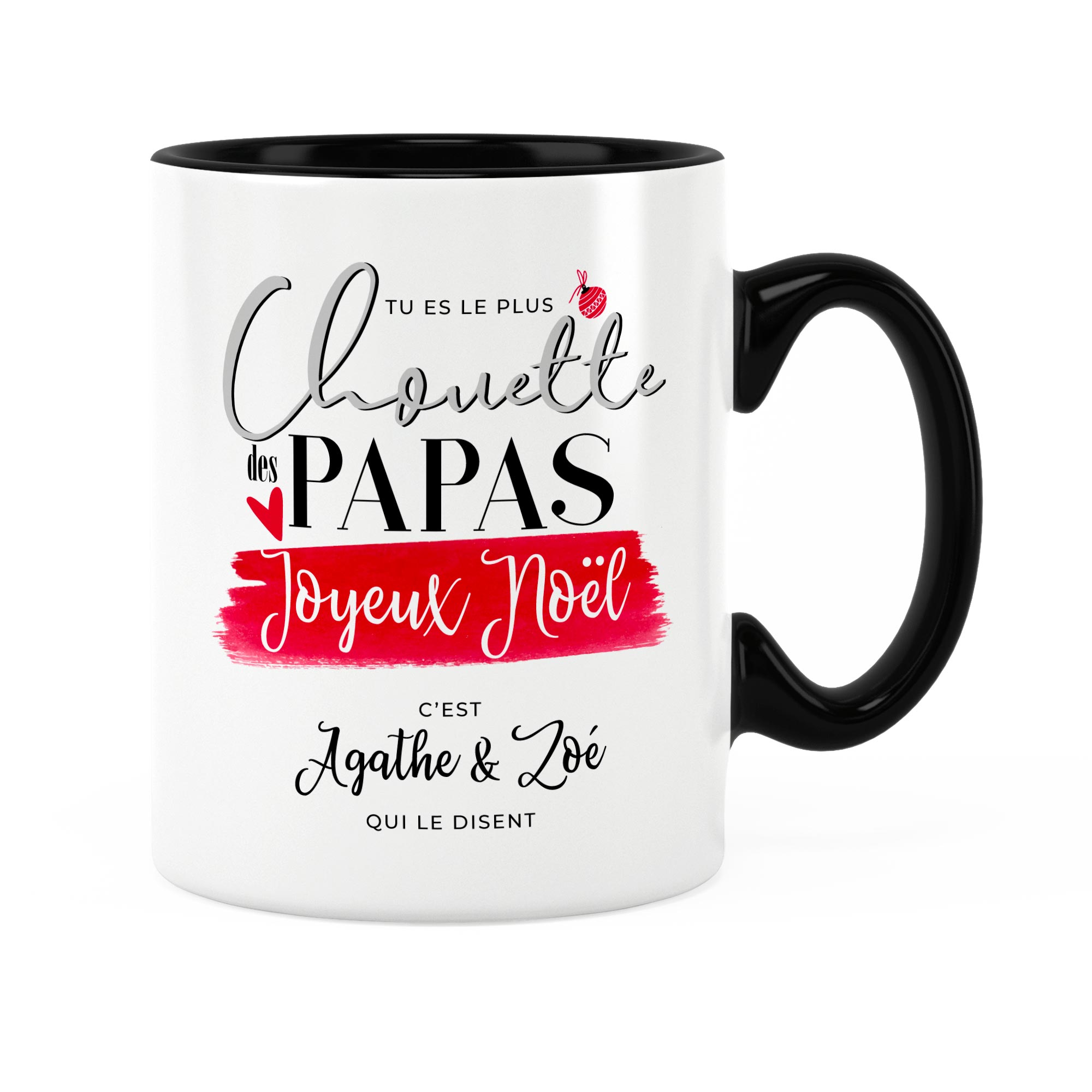 Cadeau noël pour papa Idée cadeau mug noël chouette papa