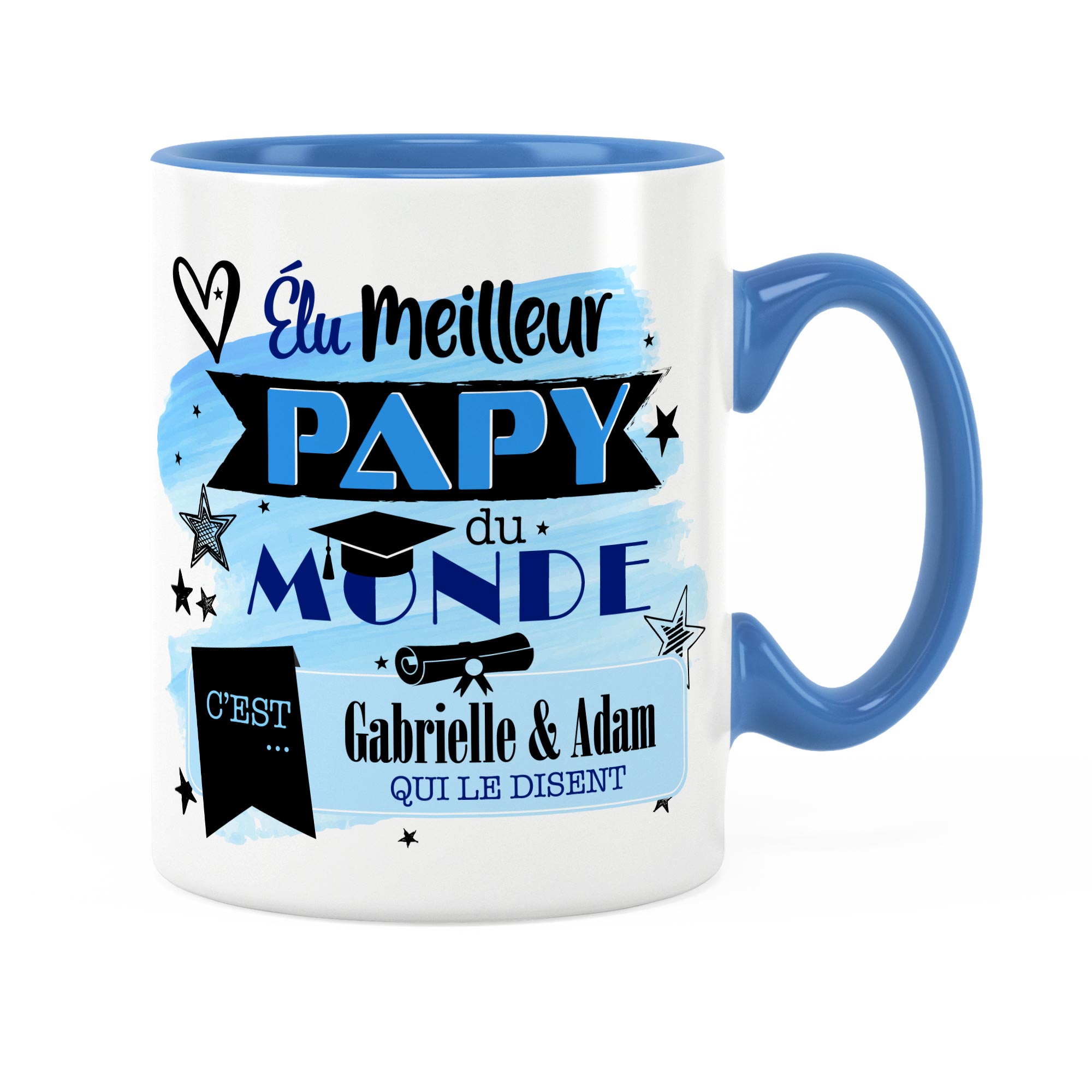 Mug personnalisé avec photo Meilleur Papi du Monde