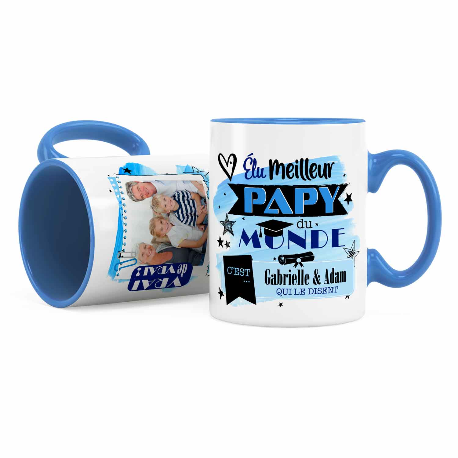 Cadeau pour papy  Idée cadeau mug meilleur papy du monde