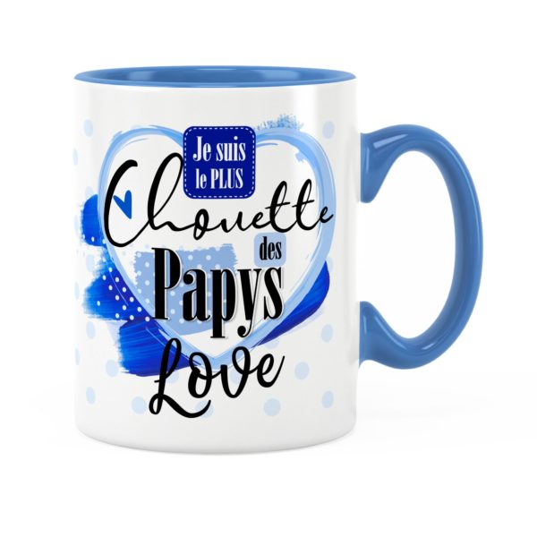 Cadeau papy | Idée cadeau de mug prénom chouette papy