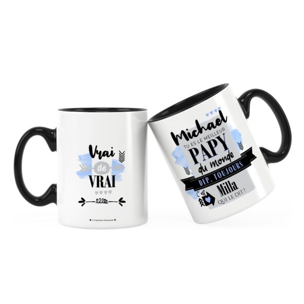 Cadeau pour papy | Idée cadeau mug meilleur papy du monde