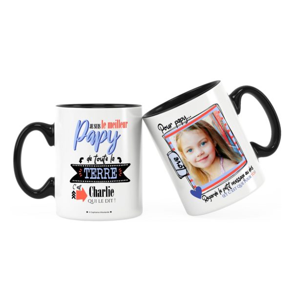 Cadeau pour papy | Idée cadeau mug papy rien que pour toi