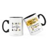 Cadeau noël papy | Idée cadeau mug joyeux noël papy prénom