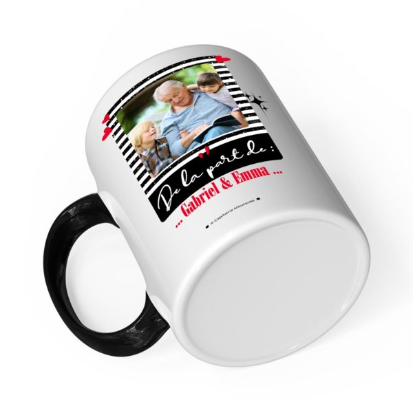 Cadeau papy | Idée cadeau mug joyeux noël avec prénom