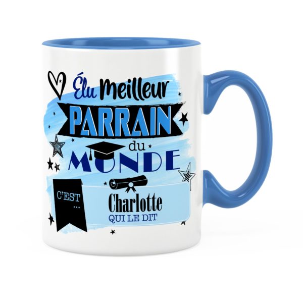 Cadeau parrain | Idée cadeau mug meilleur parrain du monde