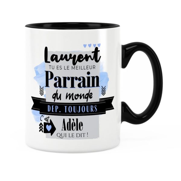 Cadeau pour parrain | Idée cadeau de mug meilleur parrain