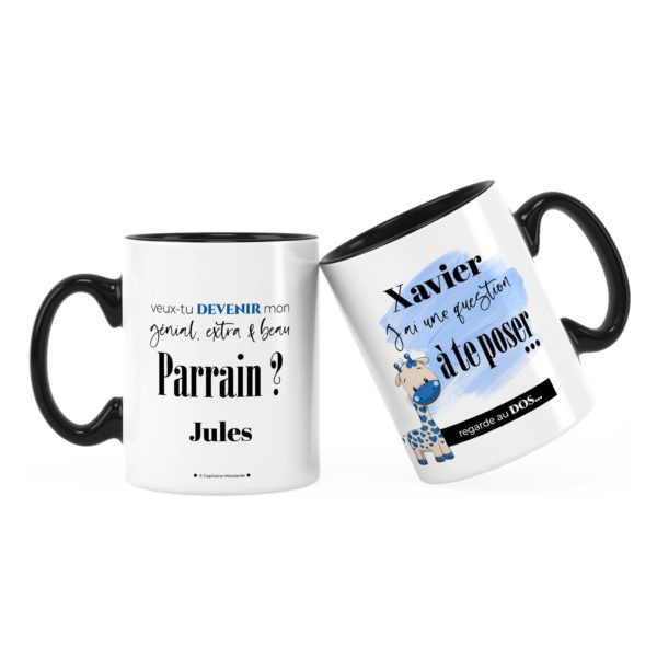 Annonce parrain | Idée cadeau mug annonce parrain extra beau