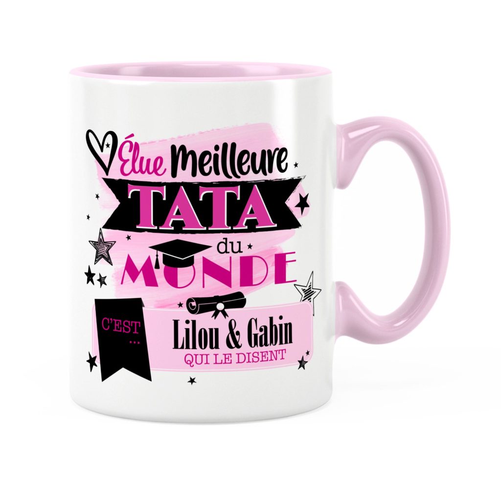 Cadeau tata Idée cadeau de mug meilleure tata du monde