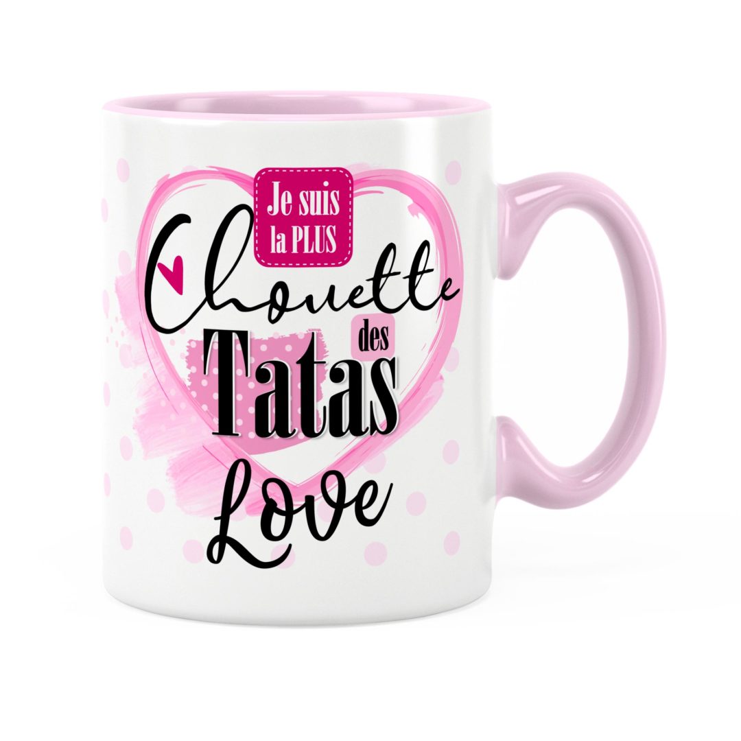 Cadeau tata Idée cadeau mug prénom la plus chouette tata