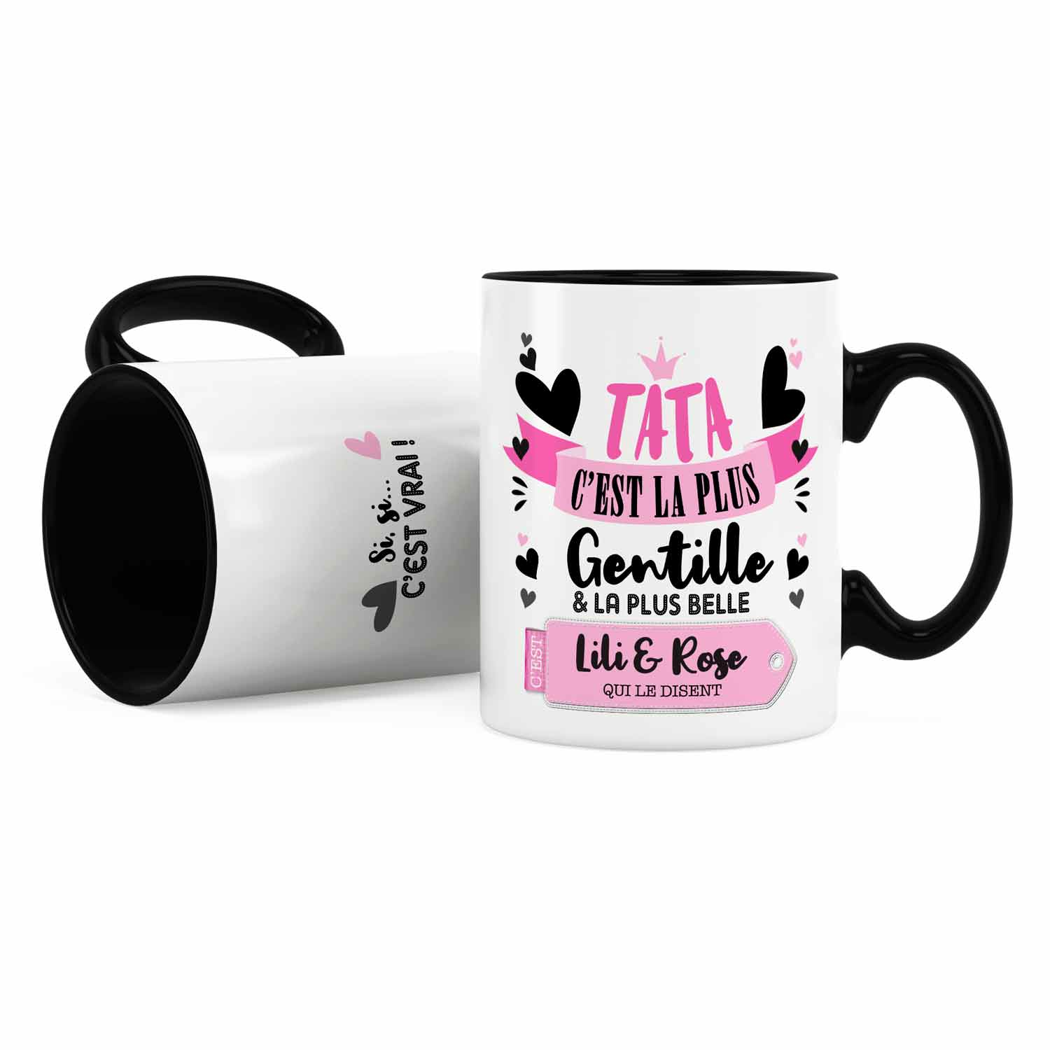 Mug de la meilleure tata pour un cadeau original et girly sur