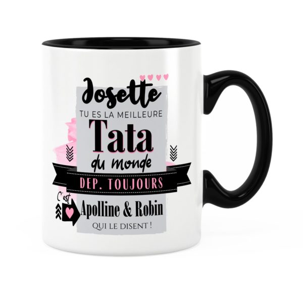 Cadeau tata | Idée cadeau mug avec prénom meilleure tata