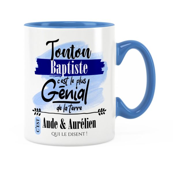 Cadeau tonton | Idée cadeau de mug prénom tonton génial