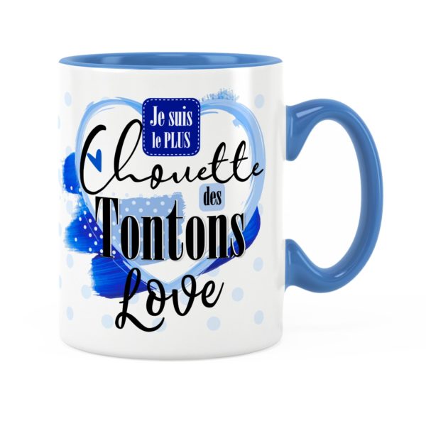 Cadeau tonton | Idée cadeau mug prénom chouette tonton