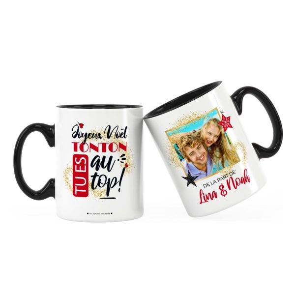 Cadeau tonton pour noël | Idée cadeau mug noël tonton au top