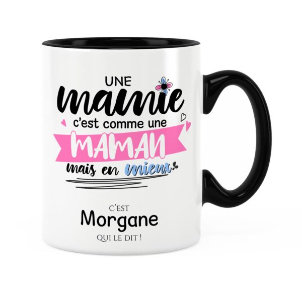 Cadeau mamie - Mug personnalisé supers pouvoirs - La boite à Mug