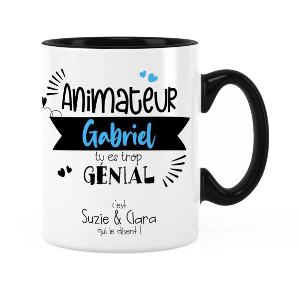 Cadeau école | Idée cadeau mug animateur trop génial