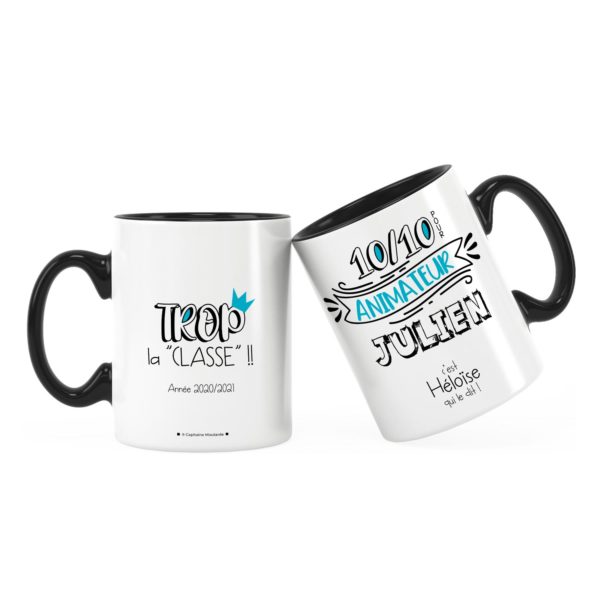 Cadeau animateur | Cadeau mug 10/10 - Trop la "classe"