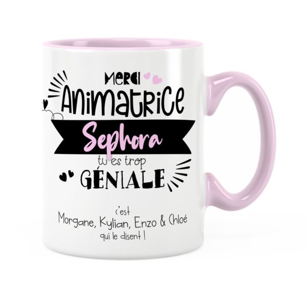 Cadeau école | Idée cadeau mug animatrice trop géniale