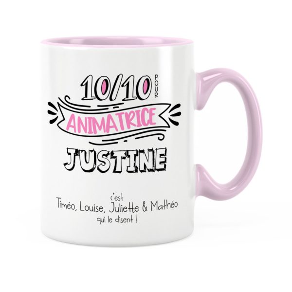 Cadeau animateur | Cadeau mug 10/10 - Trop la "classe"