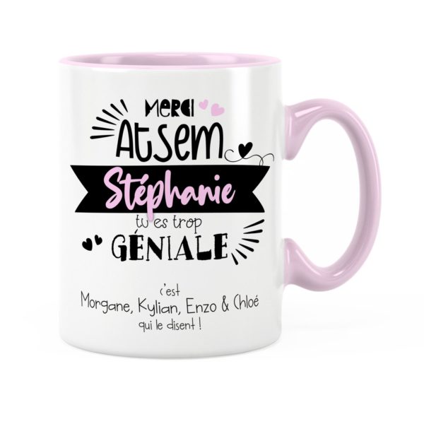 Cadeau école | Idée cadeau mug pour atsem trop géniale