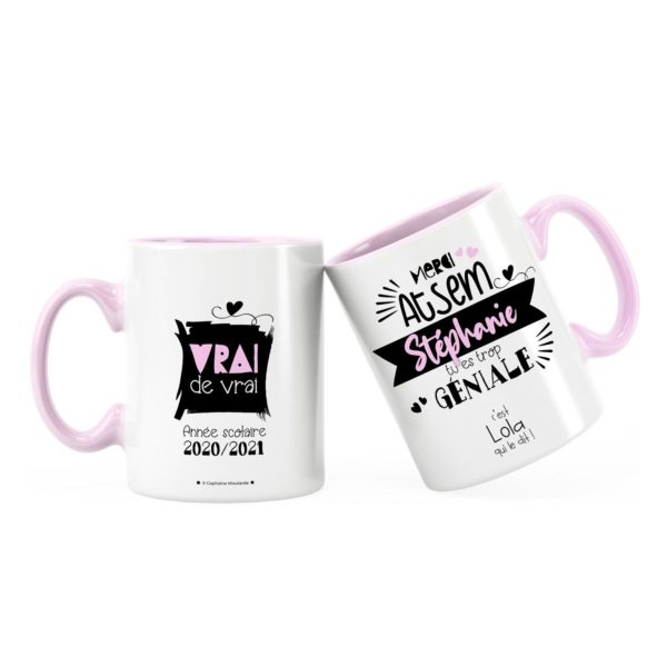 Cadeau école | Idée cadeau mug pour atsem trop géniale