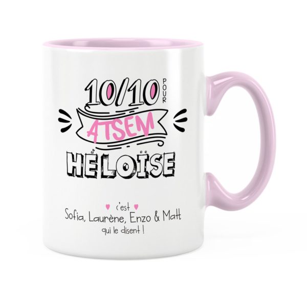 Cadeau atsem | Cadeau mug 10/10 - Trop la "classe"