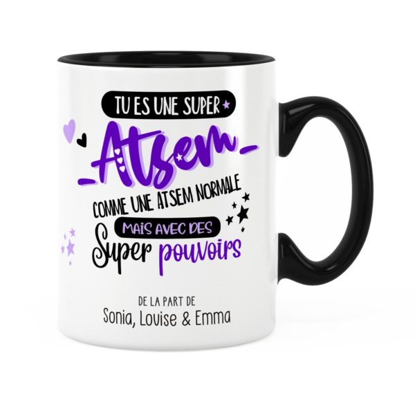 Cadeau atsem | Cadeau mug atsem super pouvoirs