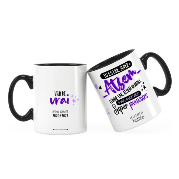 Cadeau atsem | Cadeau mug atsem super pouvoirs