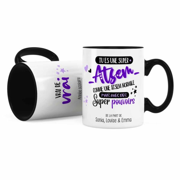 Cadeau atsem | Cadeau mug atsem super pouvoirs