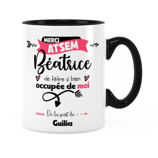 Cadeau pour atsem | Cadeau mug merci atsem pour tout