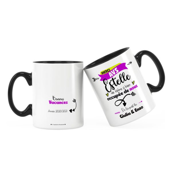 Cadeau pour avs | Cadeau mug personnalisé pour avs