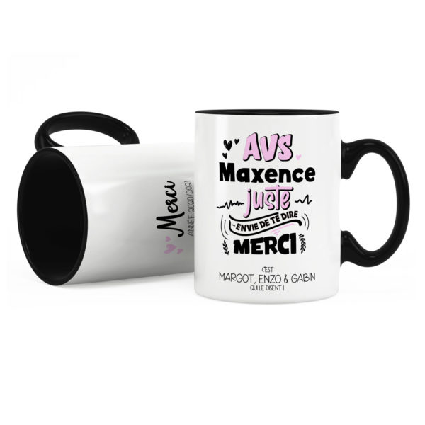 Cadeau pour avs | Cadeau mug avs juste pour te dire merci