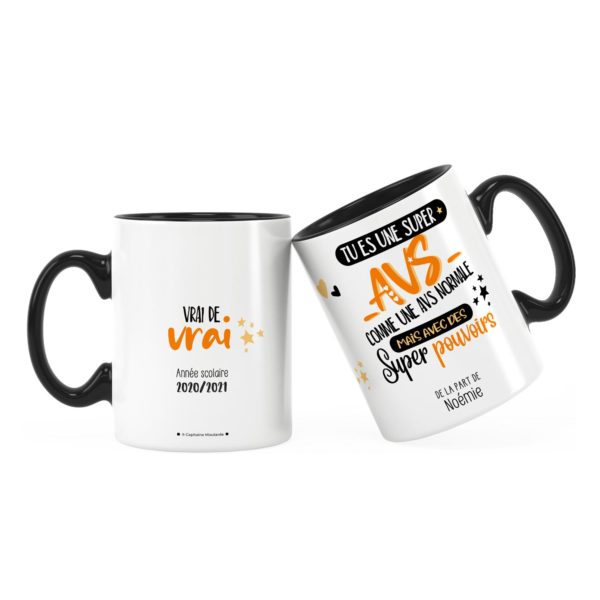 Cadeau pour avs | Cadeau mug pour avs super pouvoirs