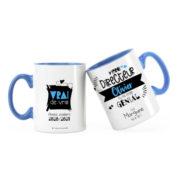 Cadeau directeur | Idée cadeau mug directeur tu es trop génial