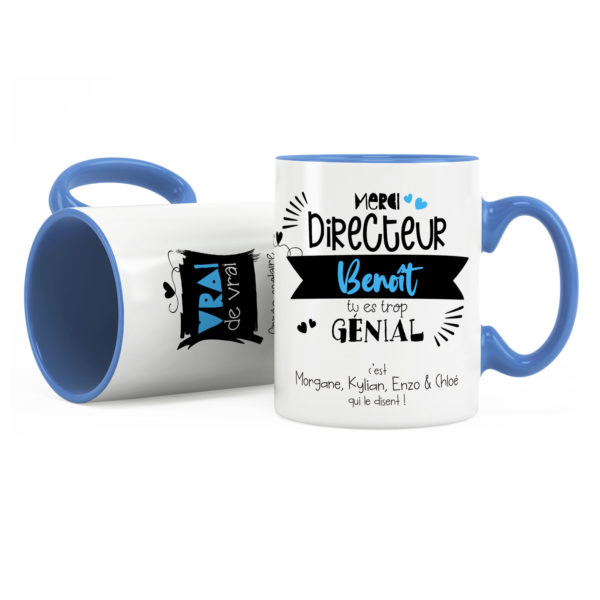 Cadeau directeur | Idée cadeau mug directeur tu es trop génial