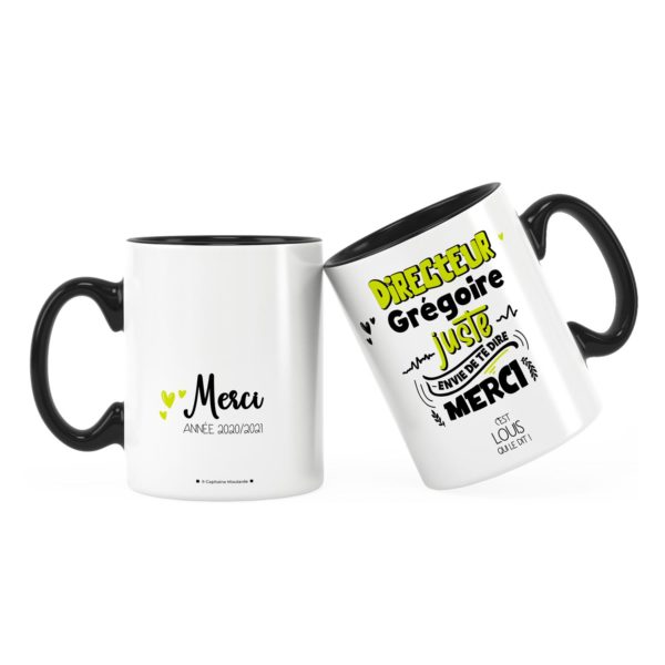 Cadeau directeur | Idée cadeau mug pour directeur te dire merci