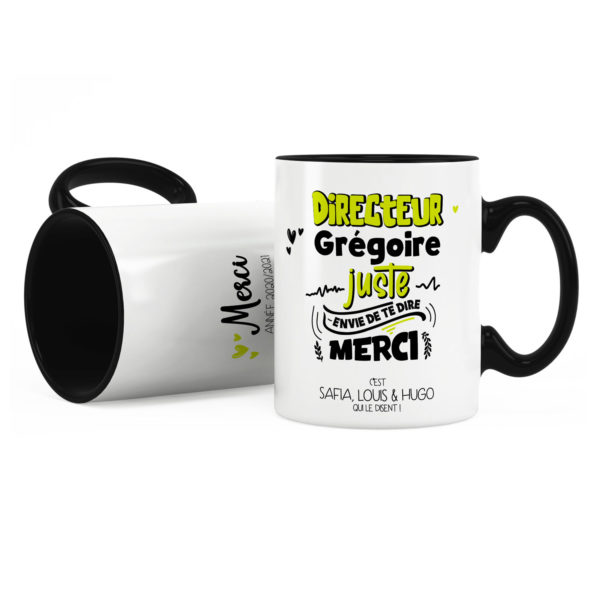 Cadeau directeur | Idée cadeau mug pour directeur te dire merci