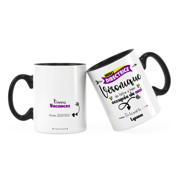 Cadeau pour directrice | Idée cadeau mug pour directrice merci